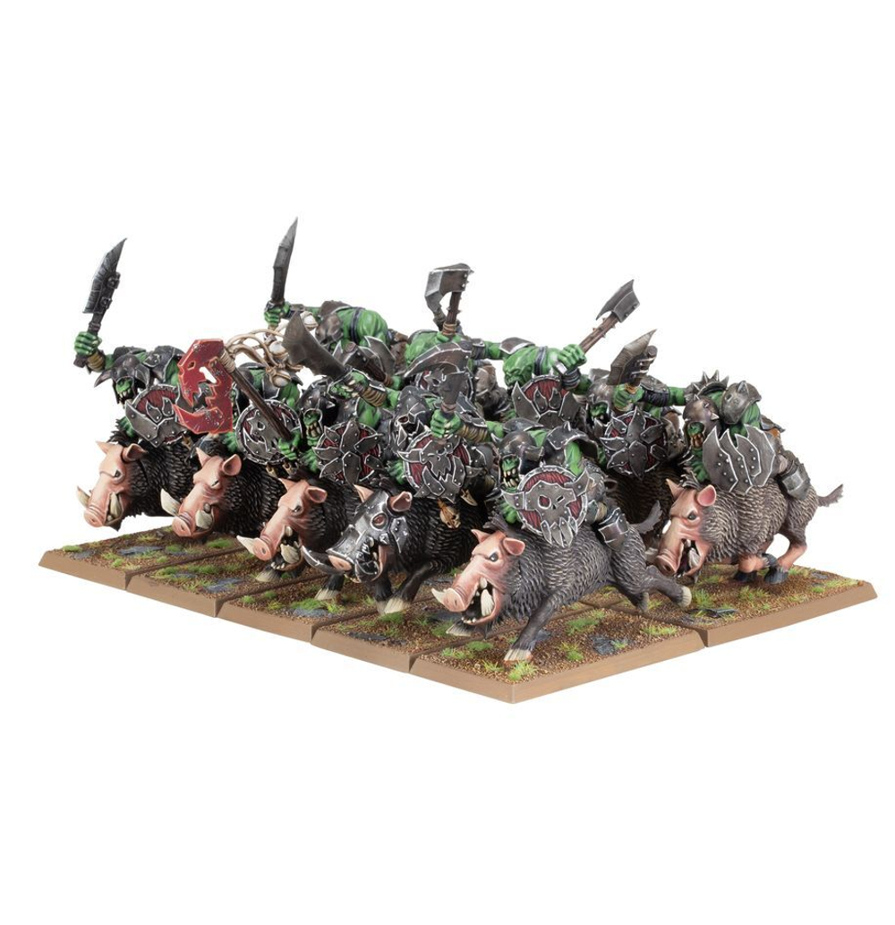 Warhammer The Old World - Orc & Goblin Tribes: Orc Boar Boyz Mob