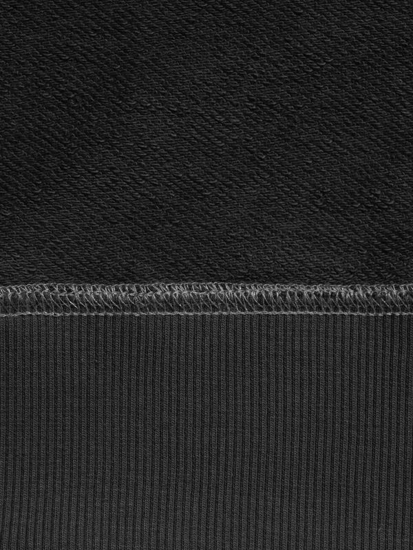 Худи Logo на молнии темно-серый - фото 10