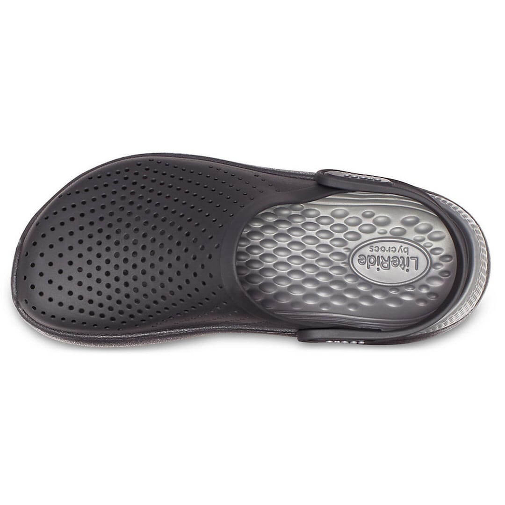Сабо Crocs LiteRide Clog Black Slate Grey