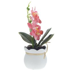 GAEM Цветочная композиция "Орхидея", L12,5 W11 H26 см