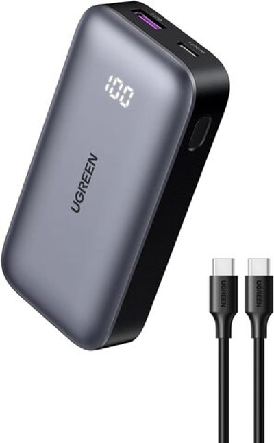 Мобильный аккумулятор Power Bank 10000mAh, 30W, UGREEN 25185