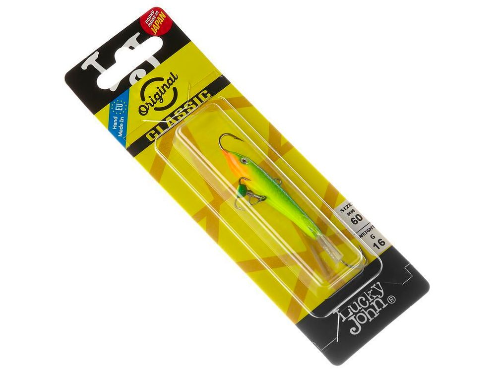 Балансир LUCKY JOHN Classic 6 (+тройник), 60 мм, цвет 29