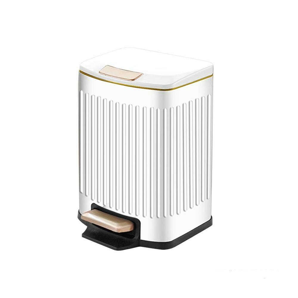 Ведро для мусора 7л с педалью нерж, BZ-A77LWH