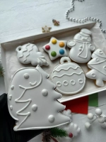 Имбирные пряники новогодние 2025 раскраска