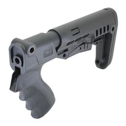 Пластиковый приклад МР-133, -153, DLG Tactical черный