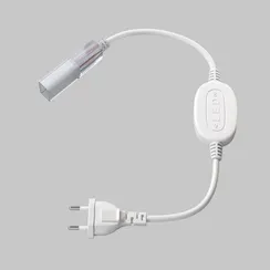 Коннектор питания с сетевой вилкой для светодиодной ленты 220В 201205 Led Strip 201205