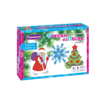 Фреска из песка "Дед мороз, снежинка, елочка" (Развивашки)