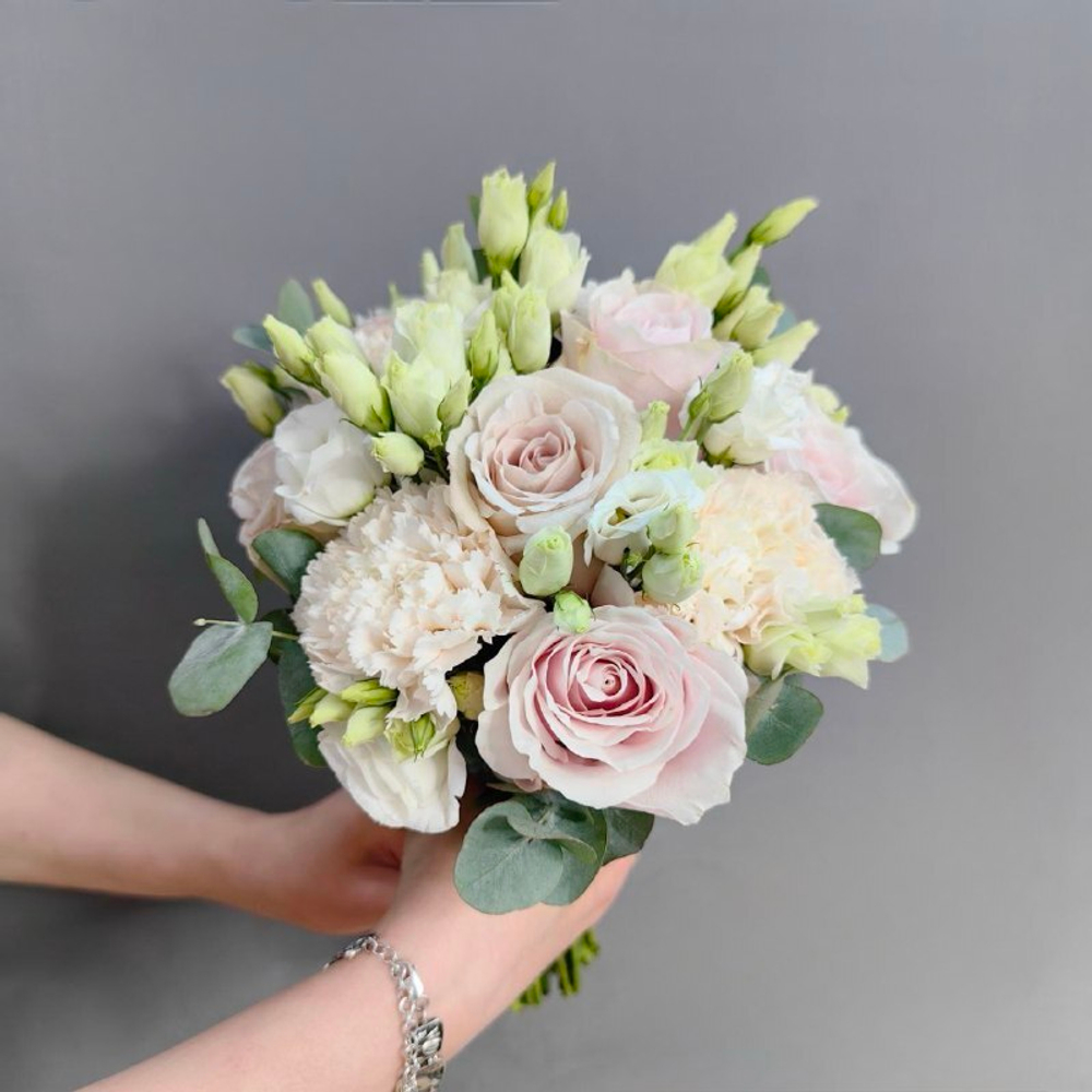 Букет невесты и бутоньерка