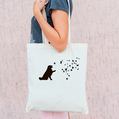 Тканевая сумка "Берн и бабочки"