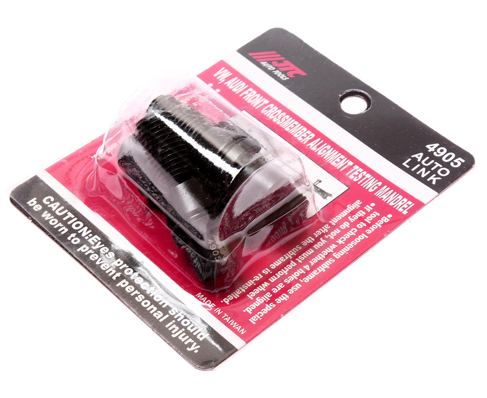 JTC-4905 - Набор инструментов для монтажа переднего подрамника VW AUDI 4 предмета JTC -  
  Данный инструмент используется перед установкой подрамника для выставления соосности отверстий подрамника и кузова.
  После установки подрамника необходимо произвести развал/схождение передних колес.
  В набор входит 4 оправки.
  Применение: все модели автомобилей Фольксваген (Volkswagen), Ауди (Audi). 
  Габаритные размеры: 120/90/40 мм. (Д/Ш/В) 
  Вес: 184 гр.