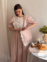 Манишка из шитья, Айвори