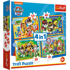 Pazl \ Puzzle \ Пазлы  Puzzles - "54 mini" - Lovely animals / Trefl