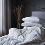 Евро одеяло IKEA RODKORVEL (РЁДКЁРВЕЛ), Стеганое, Всесезонное, Летнее, Белый, 220x240 см