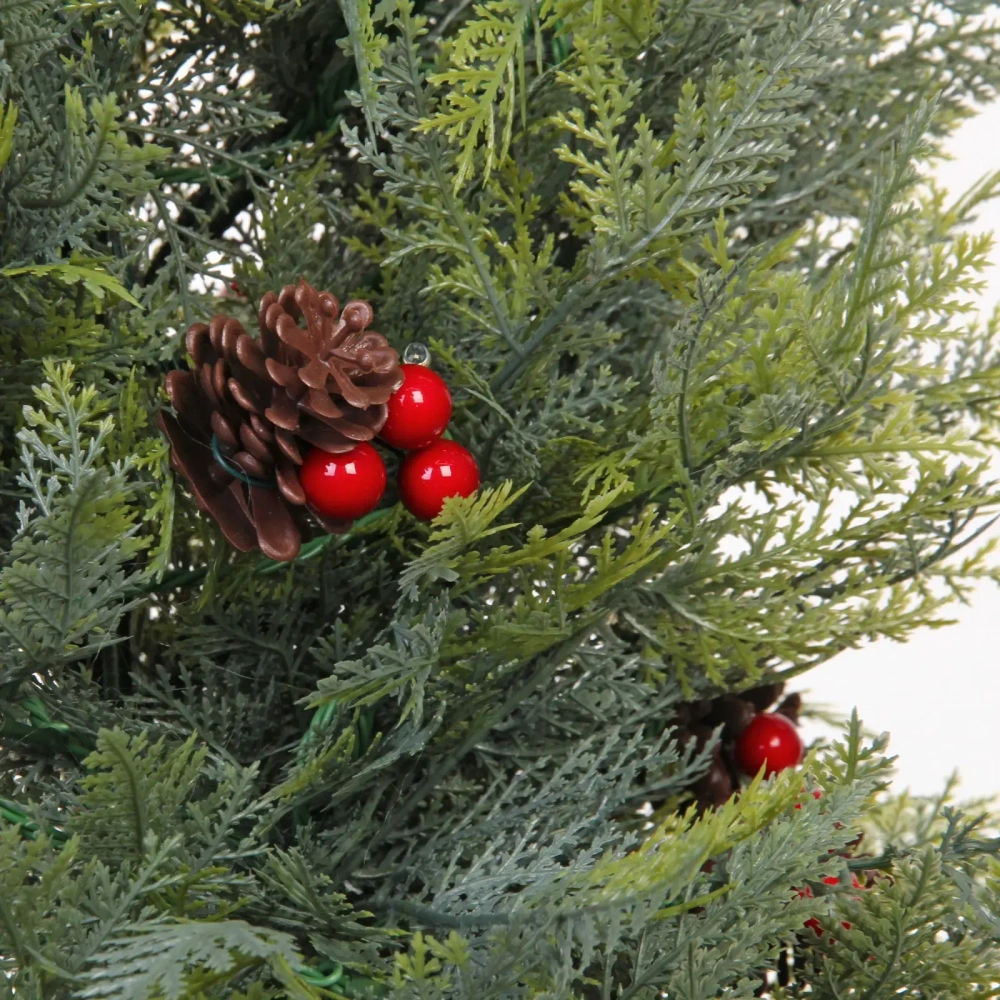 Ёлка светодиодная «Лесная радость» 120 см (460 веток) 140 ламп LED, цвет свечения-Теплый белый