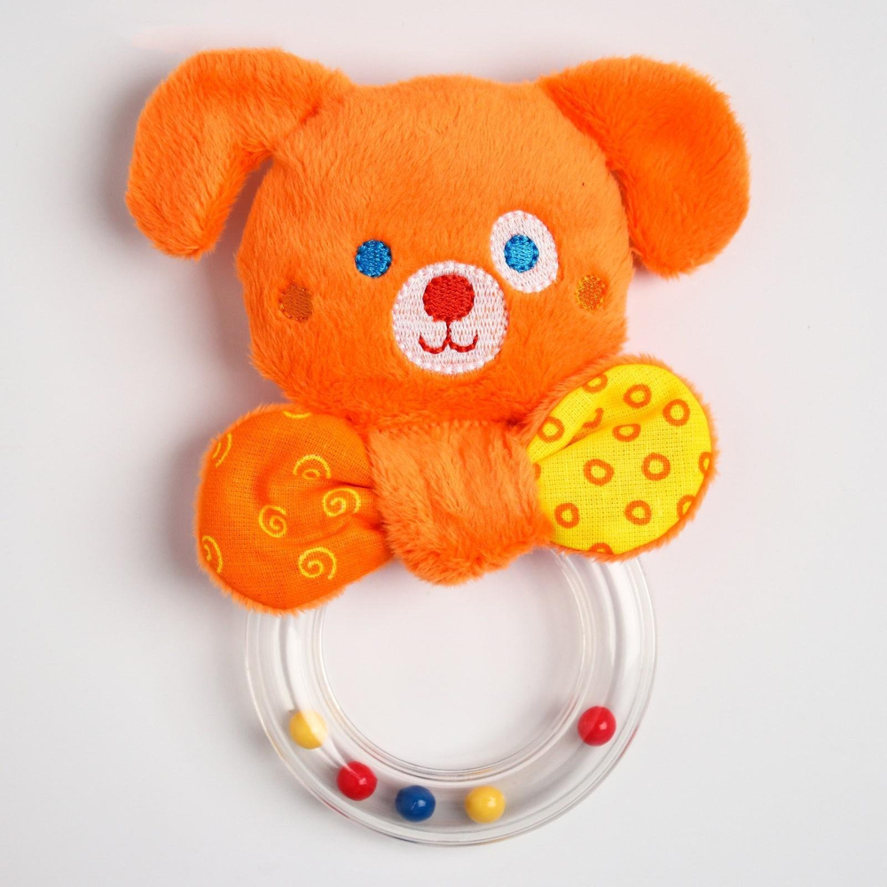 2204414 Погремушка «ШуМякиши» Мистер Том / Мистер Тед / Мистер Гуф, с колечком, виды МИКС