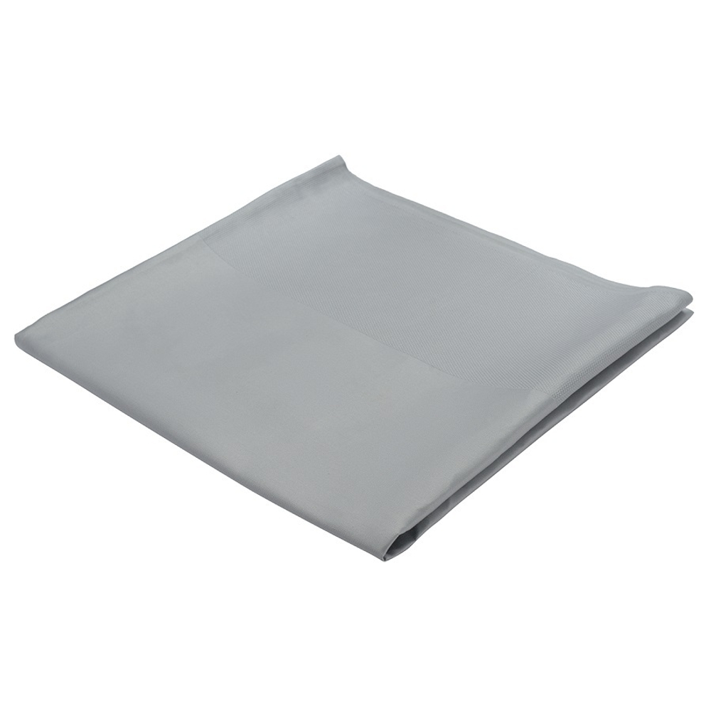 Скатерть классическая серого цвета из хлопка из коллекции essential, 180х180 см