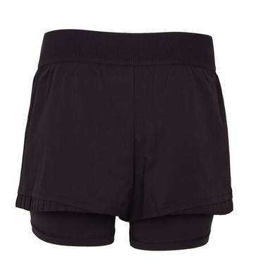 Женские Шорты теннисные Lacoste Ultra Dry Lined Tennis - black/black