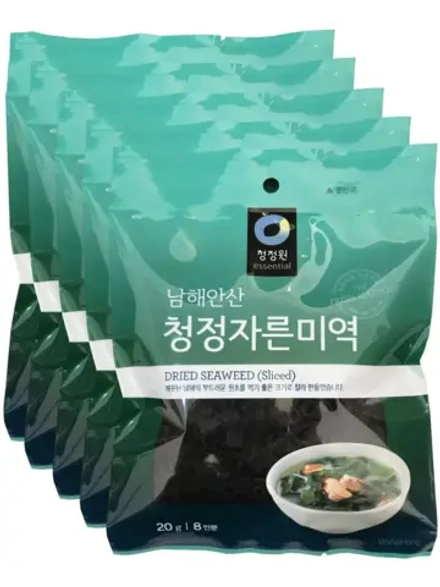 Морская капуста соленая варено-сушеная 20 г * 5 шт