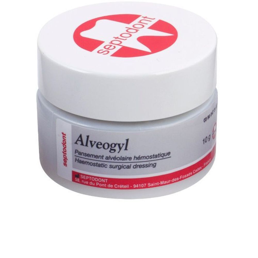 Alveogyl 10г-гемостатическая хирургическая повязка в виде пасты