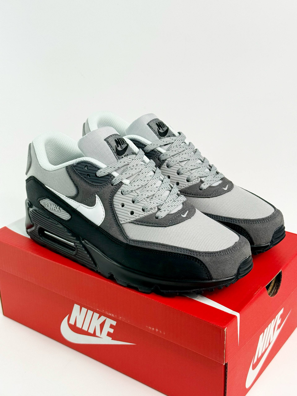 Кроссовкки Nike Air Max 90 #B208 (сер.)