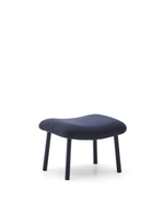 Пуф для ног Inari синий из стали и полиэстра 60 x 50 см