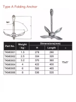 Якорь-кошка, 4 кг, модель А, (A001-3040)