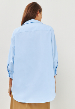 Рубашка с декоративным карманом
