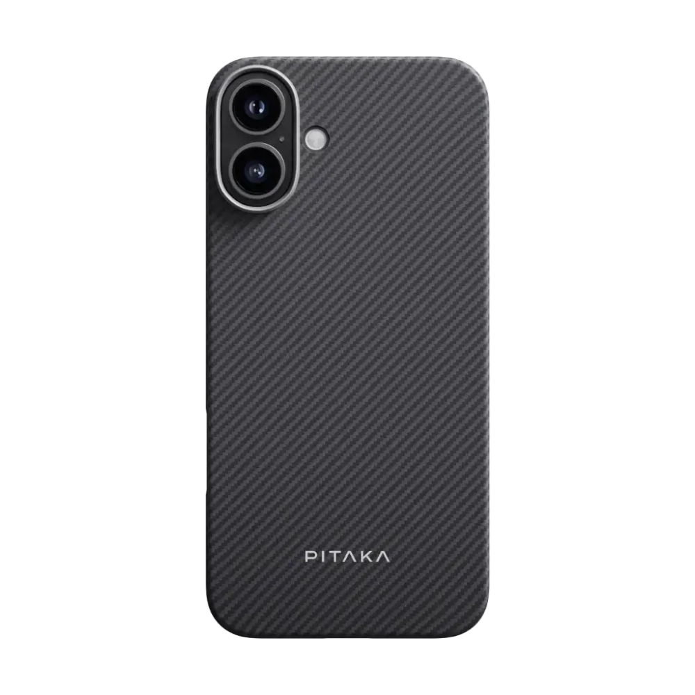 Чехол Pitaka Ultra-Slim Case для iPhone 16, Черный (KI1601A)
