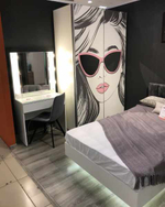 Косметический стол Мемори СТ-03 с подсветкой