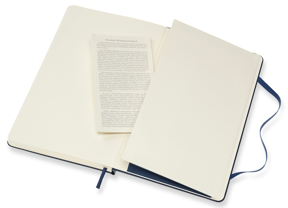 Блокнот Moleskine Classic (QP066B20) Large 130х210мм 240стр. пунктир твердая обложка синий сапфир