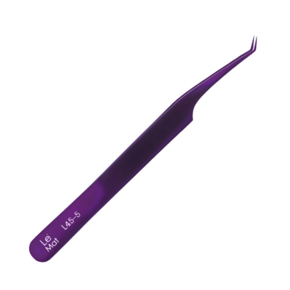 Пинцет Purple L 45-5