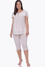 Пижама б/в бриджи+футболка 251