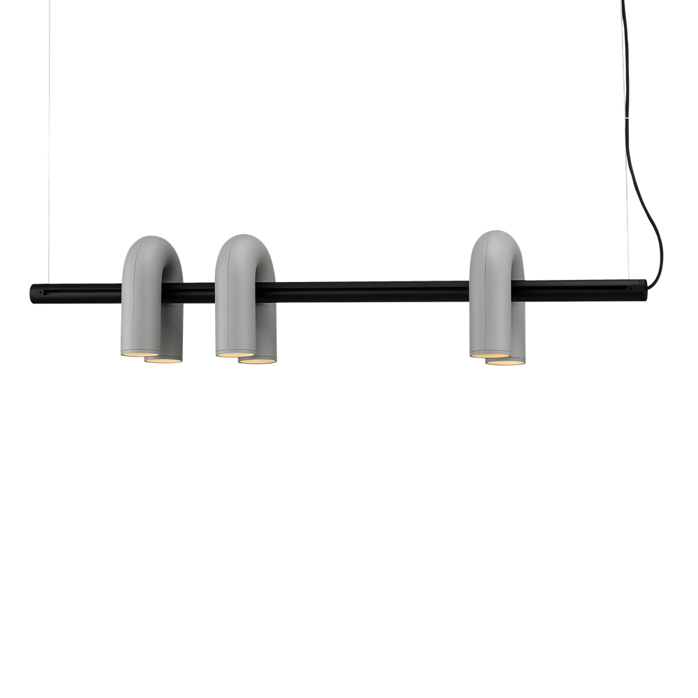 Pendant design lamp-трек Cirkus by AGO Lighting (Grey)