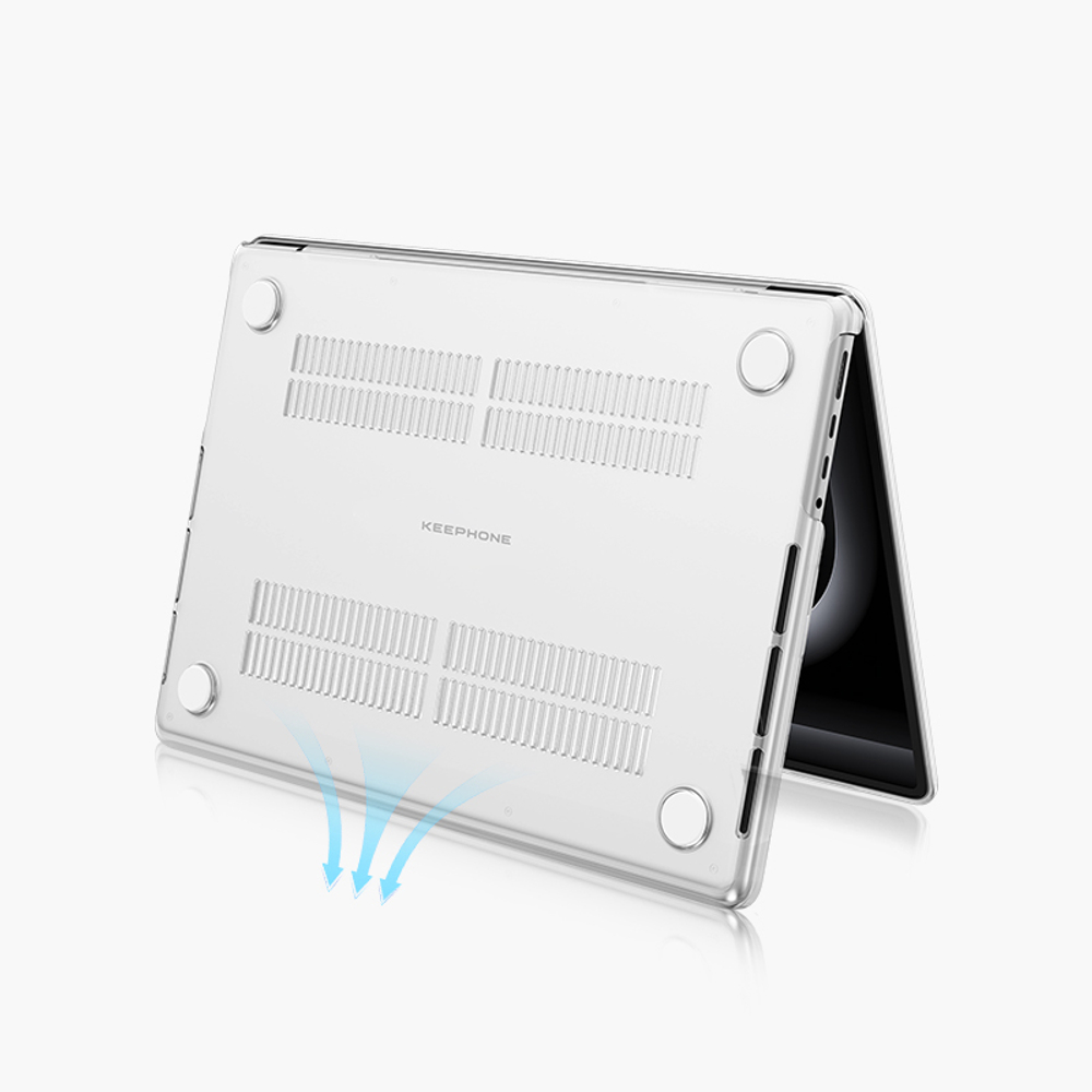 Накладка Keephone Vocoo Crystal для MacBook Neo 13" (Прозрачная)