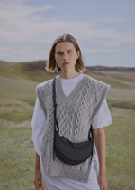 Сумка Polene Numero Dix EDITION DUO BLACK CANVAS