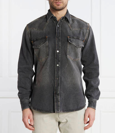 Джинсовая рубашка Albany BOSS ORANGE - графитовый(50507862)