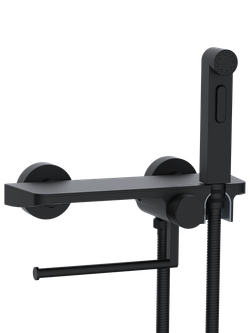Гигиенический душ WeltWasser  HIGI SH2 BL 10000013680 латунь  Черный матовый