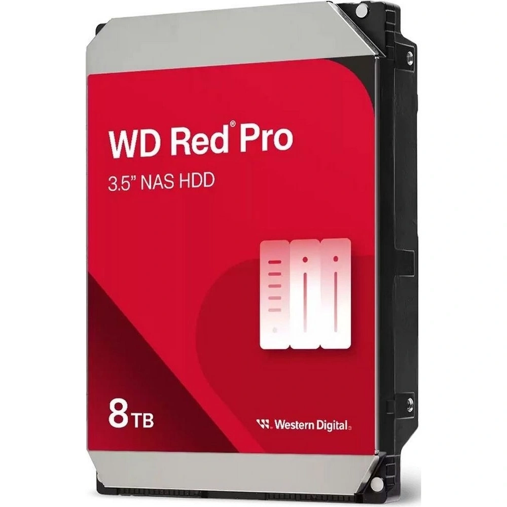 Жесткий диск WD SATA-III 8TB WD8005FFBX NAS Red Pro (7200rpm) 256Mb 3.5"