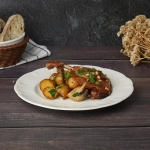 Тарелка 27 см, фарфор "NOBLE" серия "Retro Ritz & Bella-White"