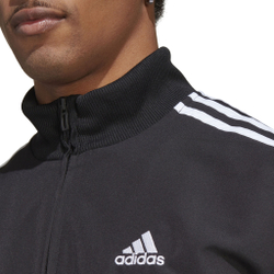 Мужские теннисные Костюмы adidas 3-Stripes Woven Tracksuit Men - Black, White