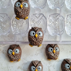 637 | Форма для шоколадных изделий "Совушка" (275*135 мм)