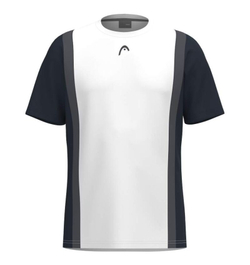 Футболка для мальчика теннисная Head Boys Club 25 Tech - navy/wh