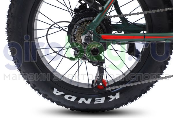 Электровелосипед WHITE SIBERIA SLAV PRO 1000W 48V/13A Elki Green (зеленый)