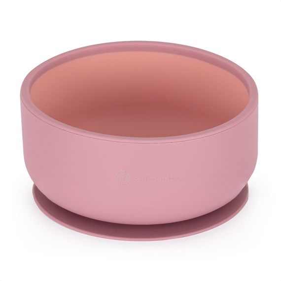 Silikon qab\PETITE&amp;MARS Silicone 2-color bowl TAKE&amp;MATCH Dusty Rose 6m+