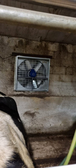 Осевой вентилятор-ВО с инерционными жалюзи