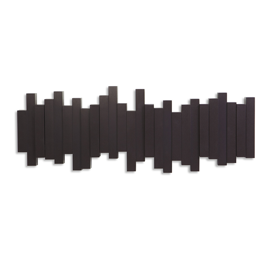 Вешалка настенная Sticks эспрессо, Umbra