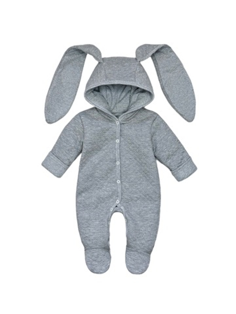 Комбинезон с ушками Gray melange (без утеплителя)