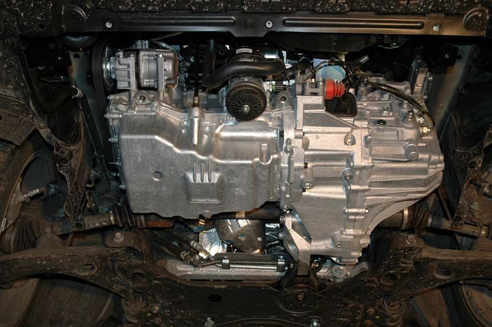 Защита картера и КПП Sheriff для Mazda 3 I (BK) 2003-2009 арт.12.1210