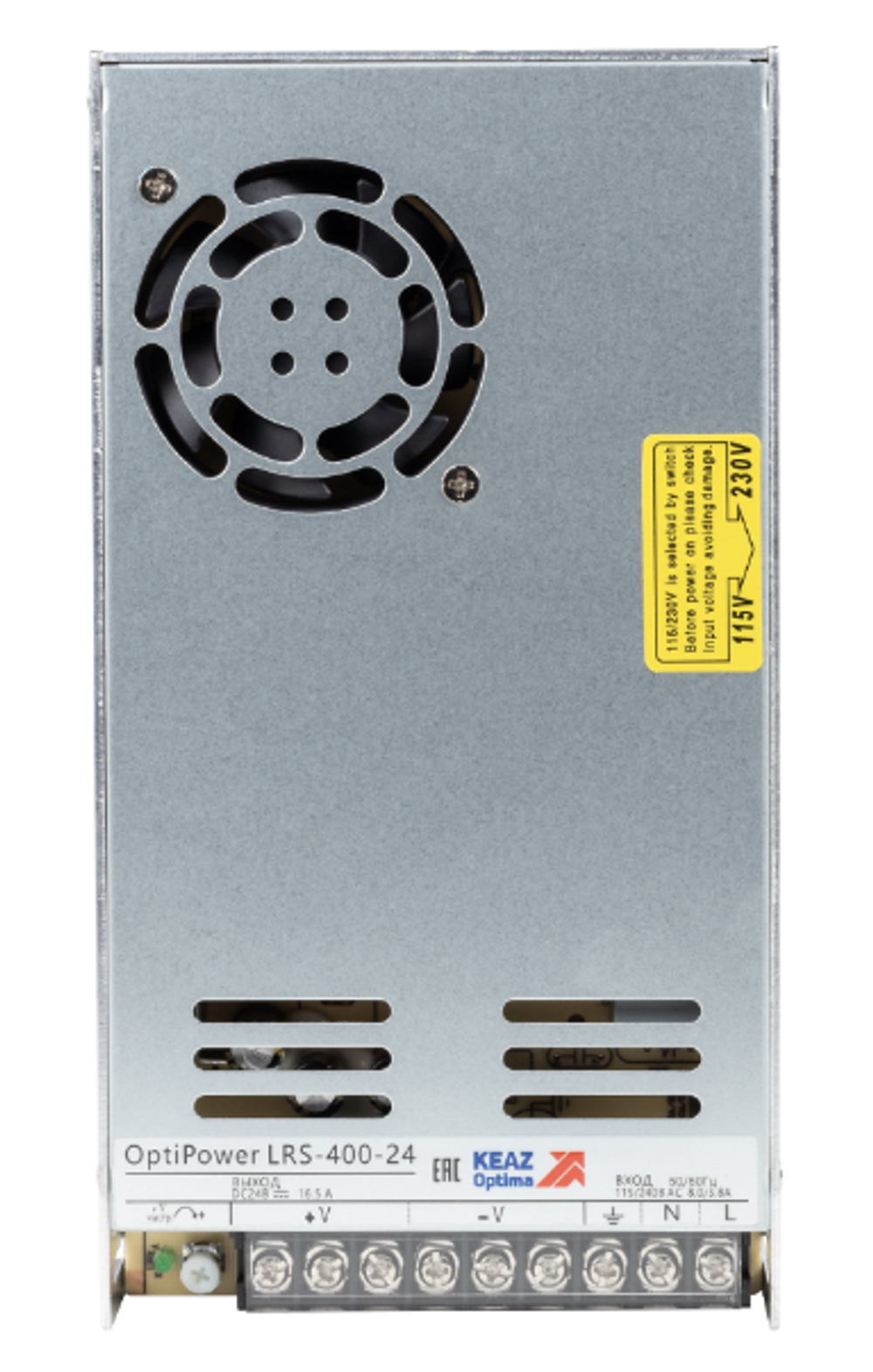 Блок питания OptiPower LRS 400-24 16.6A панельный