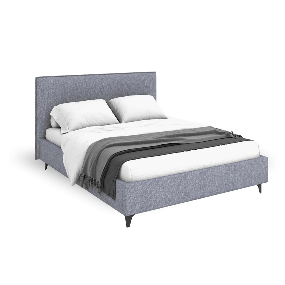 Кровать Пальмира 24 (с.м.180*200) ЦП 250 Bravo grey, ВариантКроя1 /